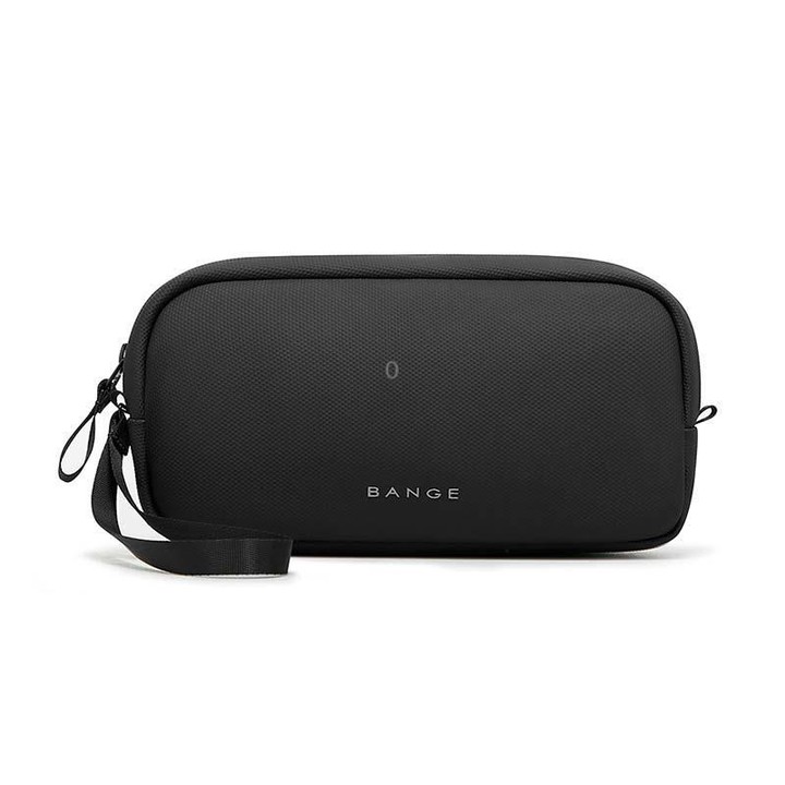 BANGE 3066 Small Data Cable Storage Bag Charger Electronic Accessories Handbag(Black)