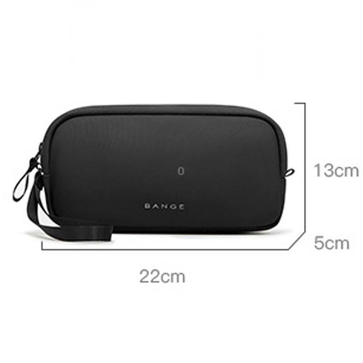 BANGE 3066 Small Data Cable Storage Bag Charger Electronic Accessories Handbag(Silver)
