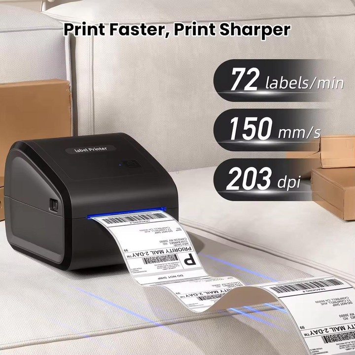 Phomemo D550-BT Thermal Shipping Label Printer Bluetooth/USB Wireless Barcode Printer