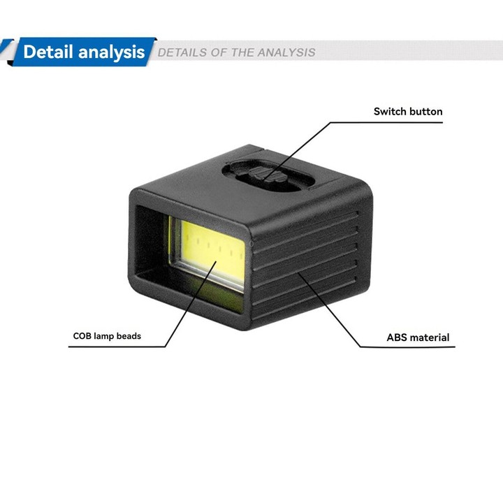 Mini Outdoor Bright Flashlight LED Key Light(Without Battery)