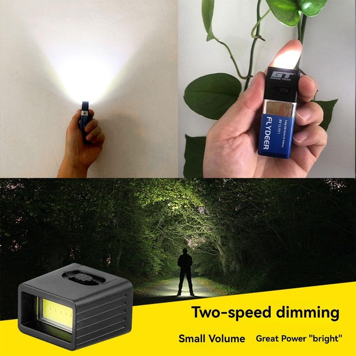 Mini Outdoor Bright Flashlight LED Key Light(Without Battery)