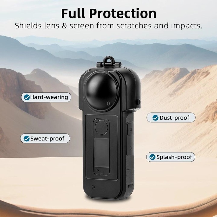 For Insta360 X5 Flymile Lens & Screen Protective Cover Anti-Scratch Gimbal Guard Shield(Pink)