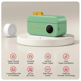 Phomemo D50 Large Home Label Maker Thermal Label Printer For 16/20/24mm Labels(Green)
