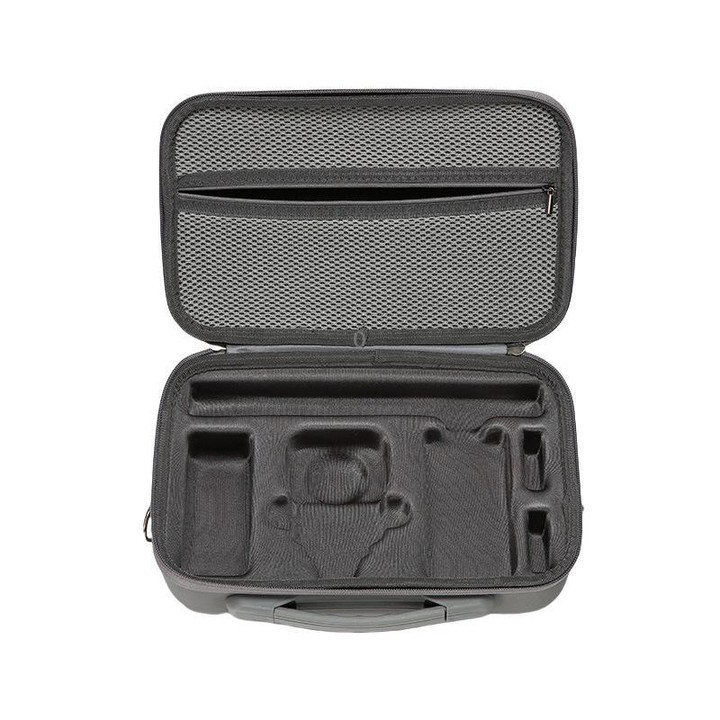 For DJI Osmo 360 Adventure Combo Flymile PU Leather Shoulder Bag Waterproof Crossbody Sling Bag(Gray)