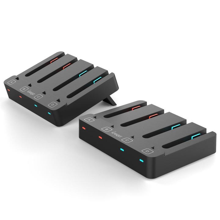 ipega 4-in-1 Charging Dock for Nintendo Switch 2/Switch Joy-Con Controller Charger Station