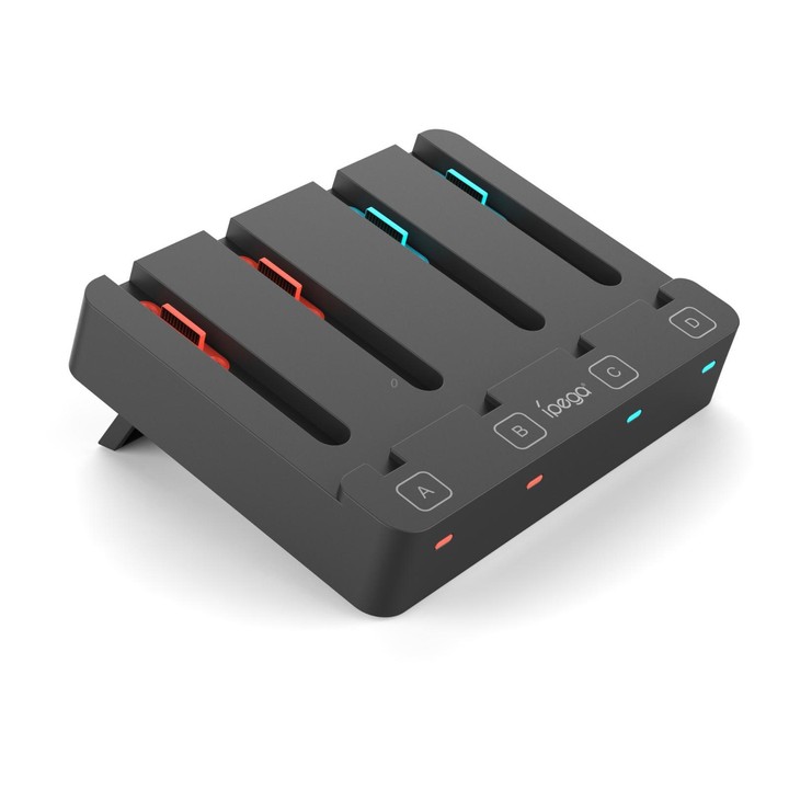 ipega 4-in-1 Charging Dock for Nintendo Switch 2/Switch Joy-Con Controller Charger Station