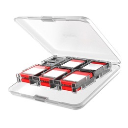 ipega Crystal Game Card Case For Nintendo Switch 2/Switch with 12 Game Card Slots Secure Locking Design
