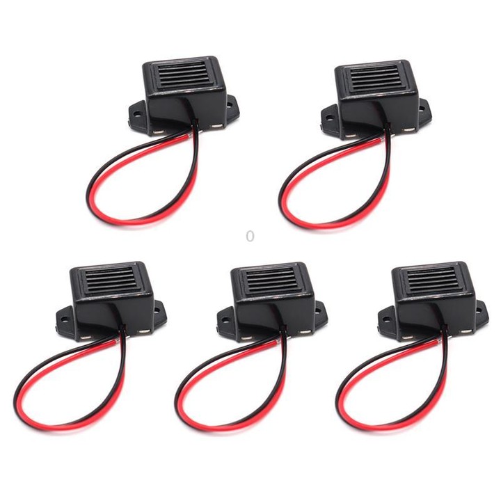 5pcs Active Mechanical Piezoelectric Rat Insect Repellent Buzzer, Specification: 24V