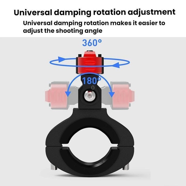 Action Camera Magnetic Quick Release Bike Mount, For GoPro HERO13 Black /12 Black /11 Black/10 Black/9 Black/8 Black, Spec: 360