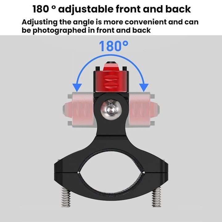Action Camera Magnetic Quick Release Bike Mount, For GoPro HERO13 Black /12 Black /11 Black/10 Black/9 Black/8 Black, Spec: 180