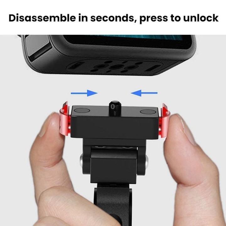 Action Camera Magnetic Quick Release Bike Mount, For GoPro HERO13 Black /12 Black /11 Black/10 Black/9 Black/8 Black, Spec: 180