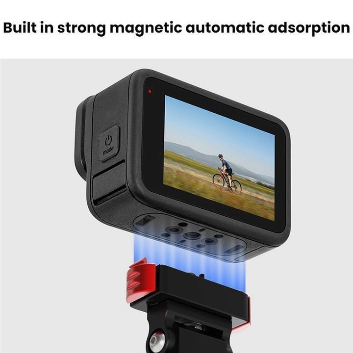 Action Camera Magnetic Quick Release Bike Mount, For GoPro HERO13 Black /12 Black /11 Black/10 Black/9 Black/8 Black, Spec: 180
