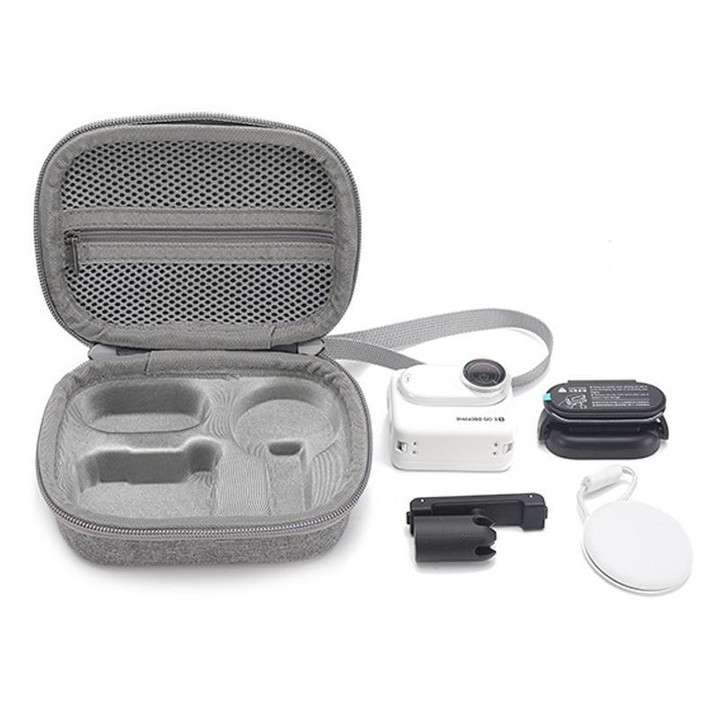 For Insta360 GO 3 / 3S Standard Edition BKano GO-002 Storage Bag Handheld Portable Pouch(Grey)