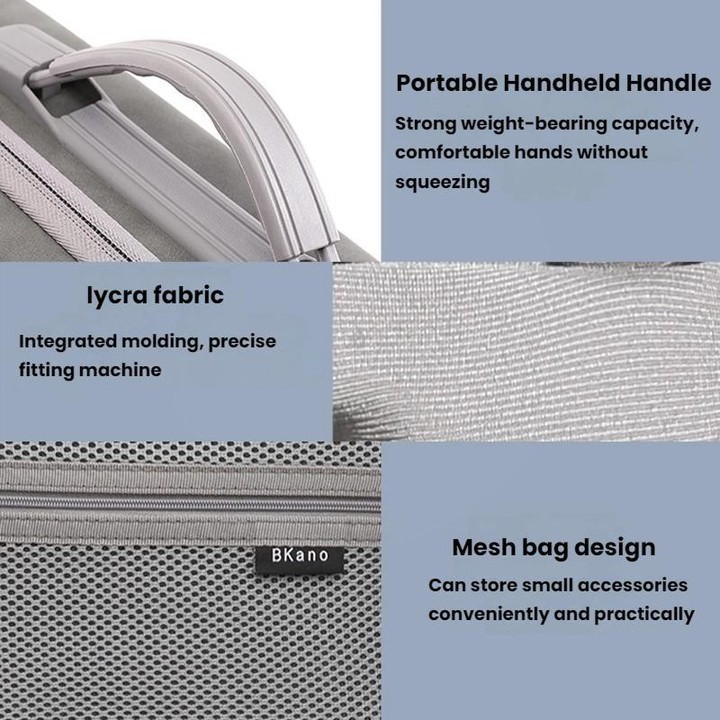 For DJI Mini 2 / 2 SE / 4K Fly More Combo BKano M4K003 Crossbody Storage Backpack(Grey)