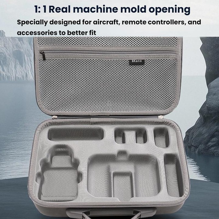For DJI Mini 2 / 2 SE / 4K Fly More Combo BKano M4K003 Crossbody Storage Backpack(Grey)
