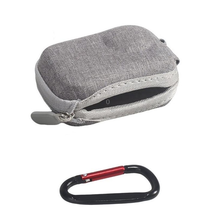 For Insta360 GO Ultra Carrying Case Shockproof EVA Portable Travel Storage Bag With Carabiner Clip(Gray)