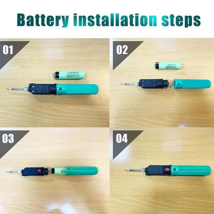 ProsKit SI-B165 12W Wireless Touch Controlled Soldering Iron USB Rechargeable Constant Temperature Outdoor Repair Soldering Pen