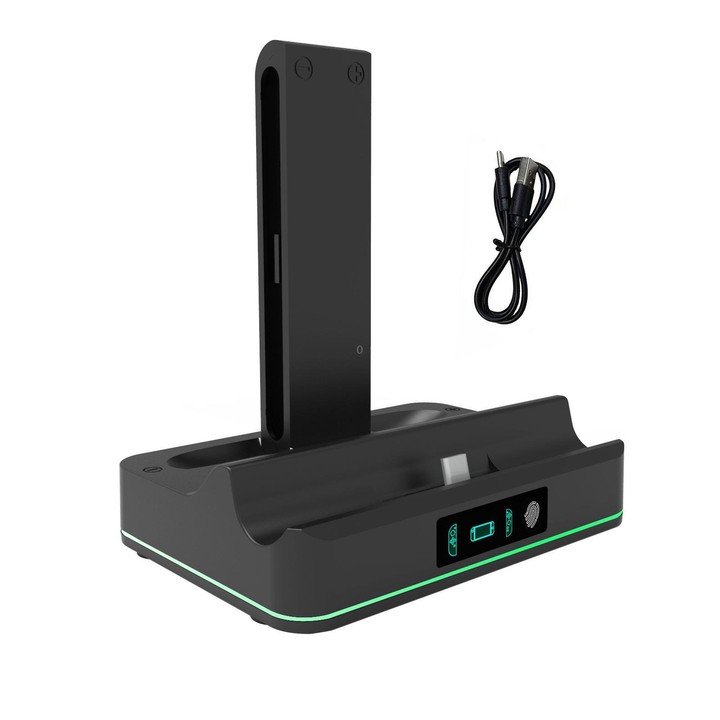 For Nintendo Switch 2 & Joy-Con Controllers KJH Charging Dock With Ambient Lighting(White)