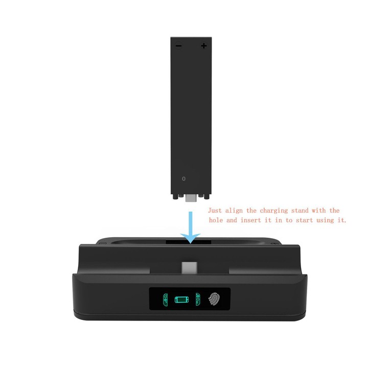 For Nintendo Switch 2 & Joy-Con Controllers KJH Charging Dock With Ambient Lighting(Black)
