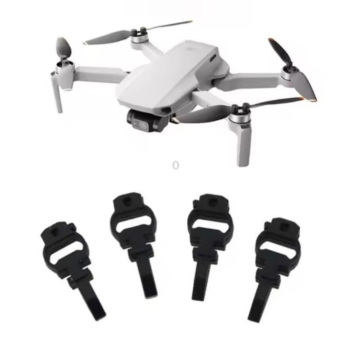 For DJI Mini / Mini 2 / SE 4pcs Gimbal Mini Shock Absorber(Black)
