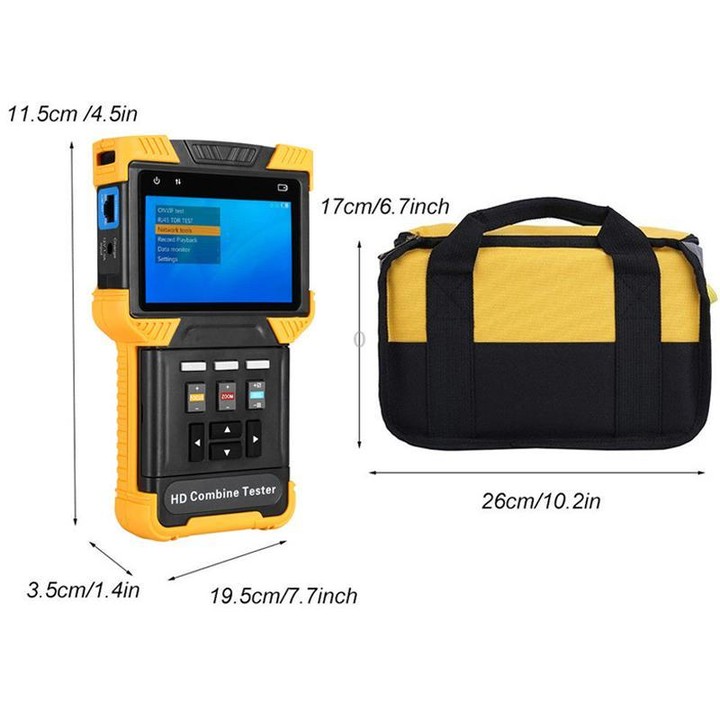 DT-T71 Network Engineering Tester Coaxial AHD/CVI/TVI Video Surveillance Tester UK Plug