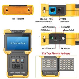 DT-T71 Network Engineering Tester Coaxial AHD/CVI/TVI Video Surveillance Tester AU Plug