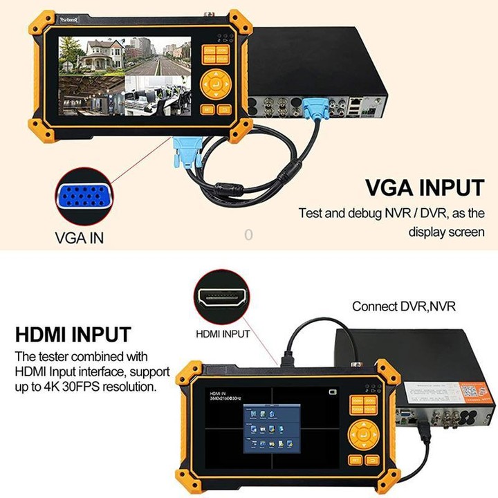 HD-3100C 5 Inch Engineering Tool Video Surveillance Tester US Plug