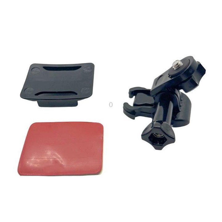 3sets 1/4 Screw Adapter Quick-Release Base Motorcycle Helmet Accessory Base, Spec: Arc Shape