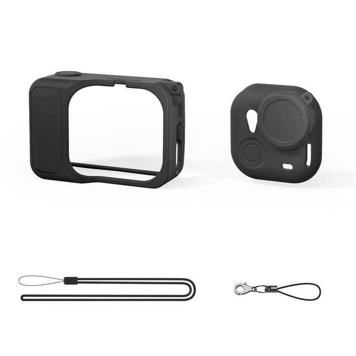 For Insta360 Go Ultra aMagisn Silicone Protective Case Kit All-round Protection Shell(Black)