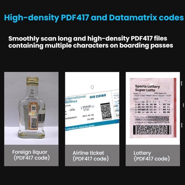 Long-range Wireless QR Code Barcode Scanner With Base, Specification: 2.4G + Bluetooth