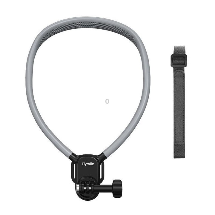 Flymile FLY038 Magnetic Quick-Release Neck Mount for Action Cameras Anti-Shock Stabilized Chest Harness with Air Cushion(Black)