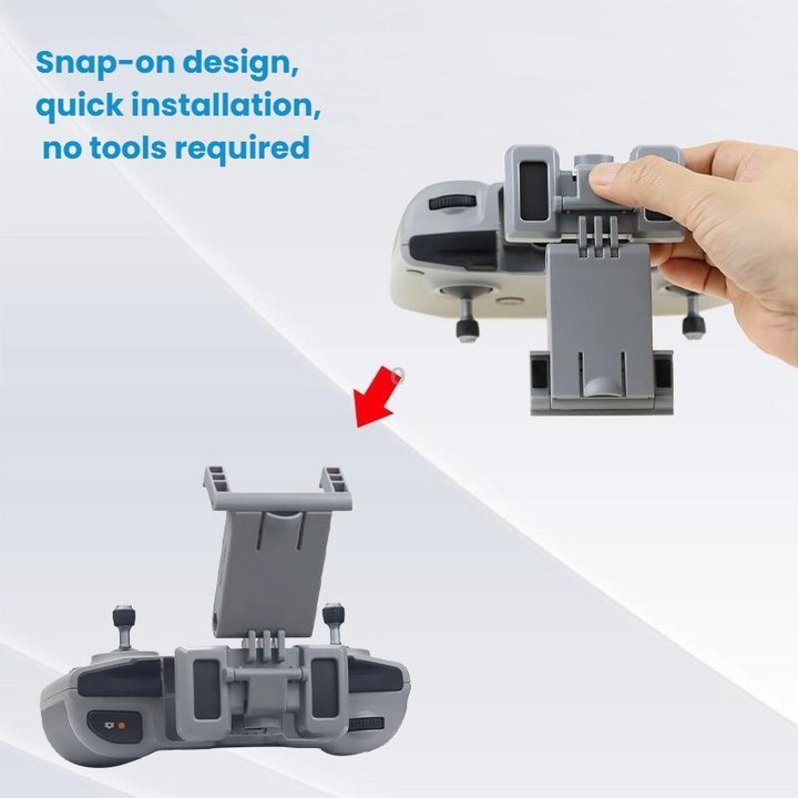 YX Adjustable Tablet Holder For DJI RC-N Remote Controller 8pin+USB-C Cable Set Gray