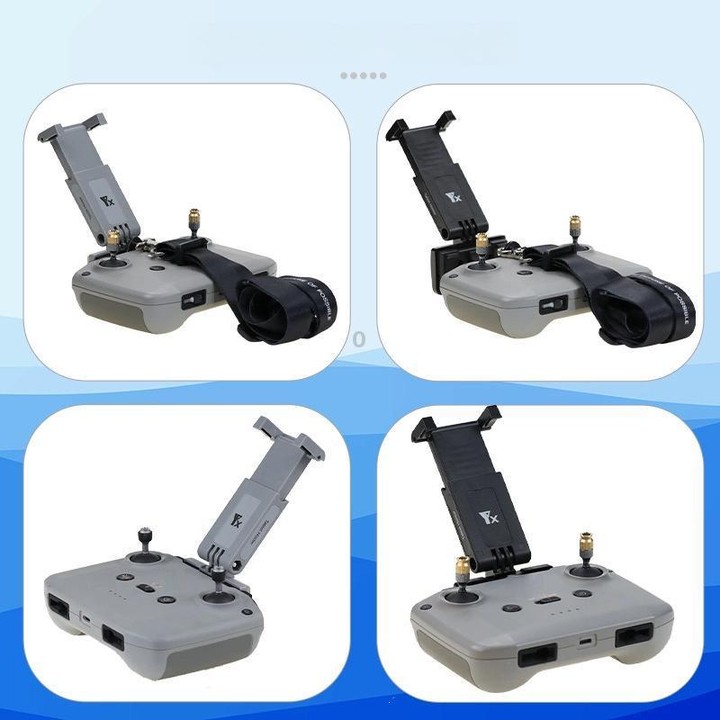 YX Adjustable Tablet Holder For DJI RC-N Remote Controller 8-Pin Cable Set Gray