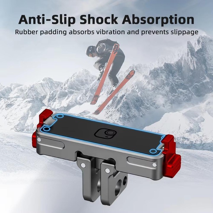 For Insta360 Go Ultra Flymile Magnetic Quick-Release Adapter Aluminum Alloy Mount Extension Accessory(GU002)