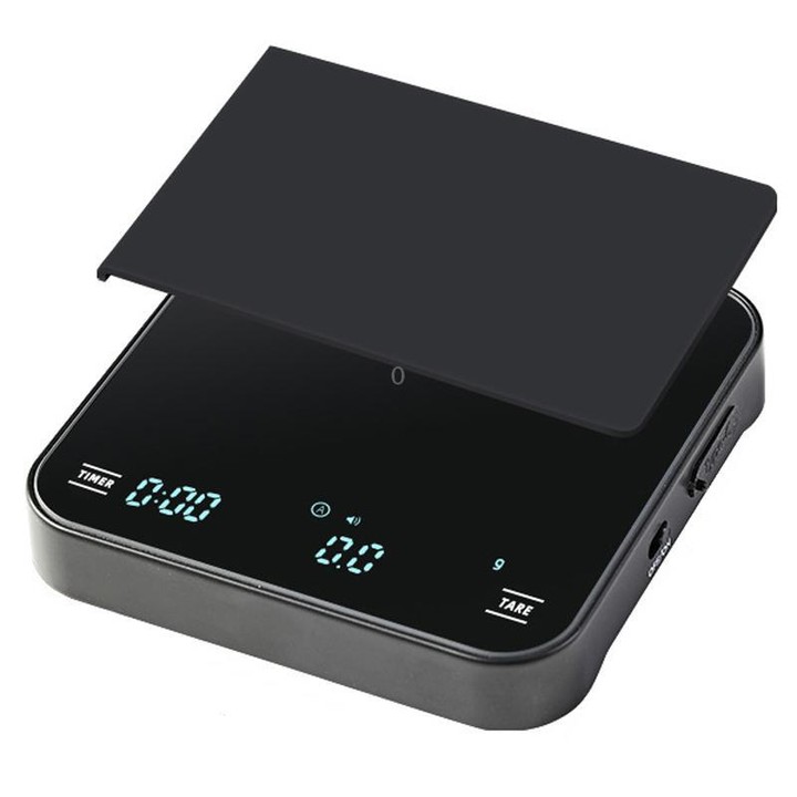 CAFE RHYME 311 Smart Electronic Scale For Pour-Over Coffee Mini Multifunctional Timing Kitchen Scale(Black)