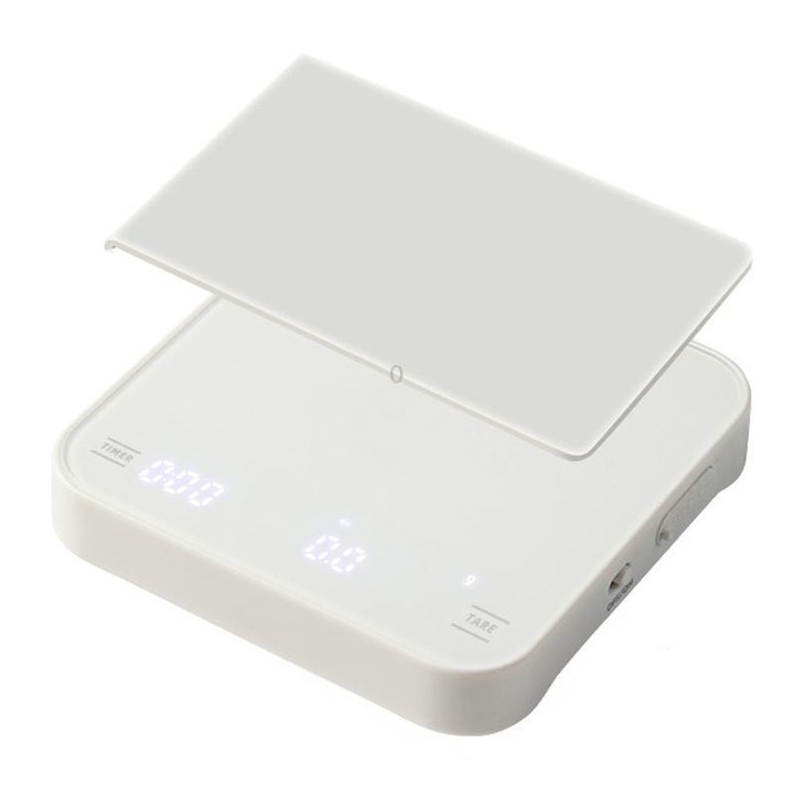 CAFE RHYME 311 Smart Electronic Scale For Pour-Over Coffee Mini Multifunctional Timing Kitchen Scale(White)