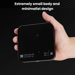 CAFE RHYME 311 Smart Electronic Scale For Pour-Over Coffee Mini Multifunctional Timing Kitchen Scale(White)