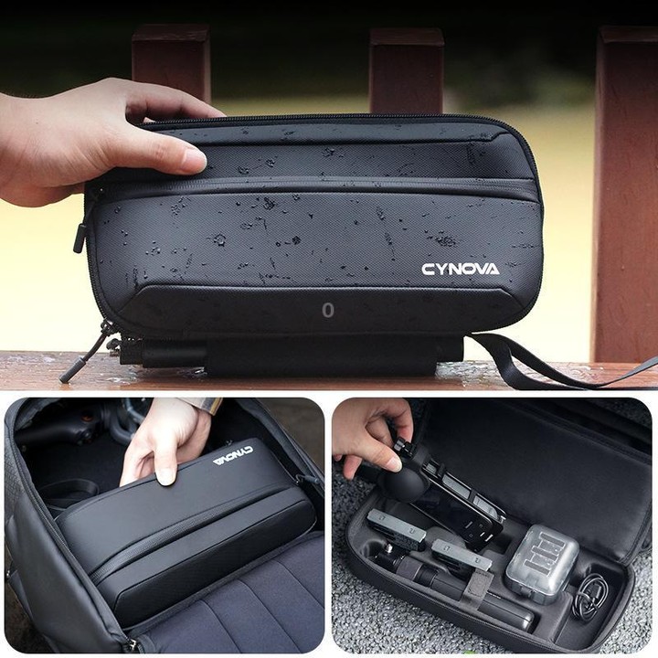 CYNOVA OX5-SNB-CY For Insta360 X5 Storage Bag Portable Waterproof Handbag(Black)
