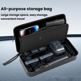 CYNOVA OX5-SNB-CY For Insta360 X5 Storage Bag Portable Waterproof Handbag(Black)