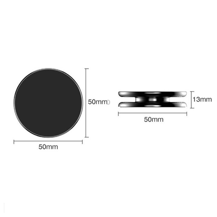 Universal Magnetic Wall Mount for Xiaomi Smart Cameras and Surveillance With Iron Plate(Black)