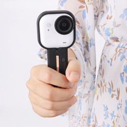 For Insta360 GO Ultra Handheld Extension Grip Portable Shooting Support Bracket(Black)