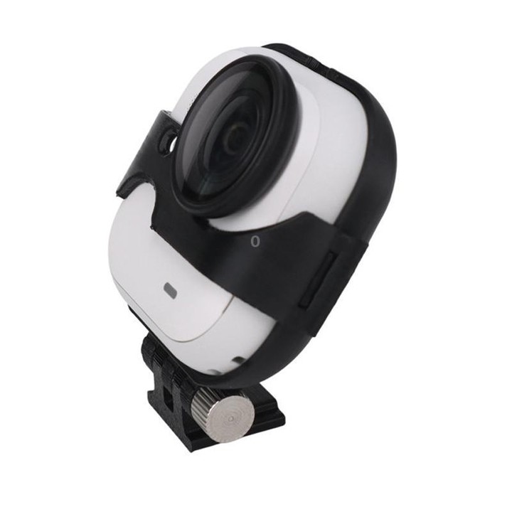 Hot Shoe Mount for Insta360 GO Ultra to DSLR/Mirrorless Cameras Dual Camera Adapter Bracket(Black)