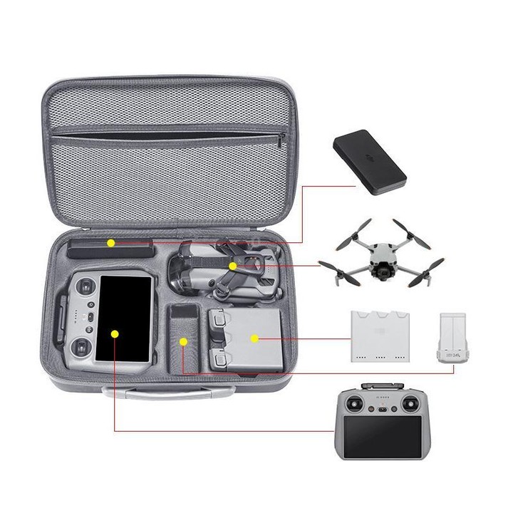 For DJI Mini 5 Pro Fly More Combo Portable Carrying Case Hand Bag and Shoulder Bag