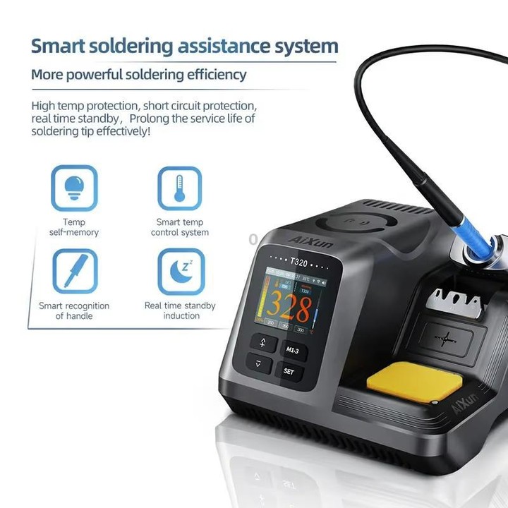 AiXun T320+T210 Handle+3 Tips Intelligent Keyless Operation Precision Welding Station(US Plug)