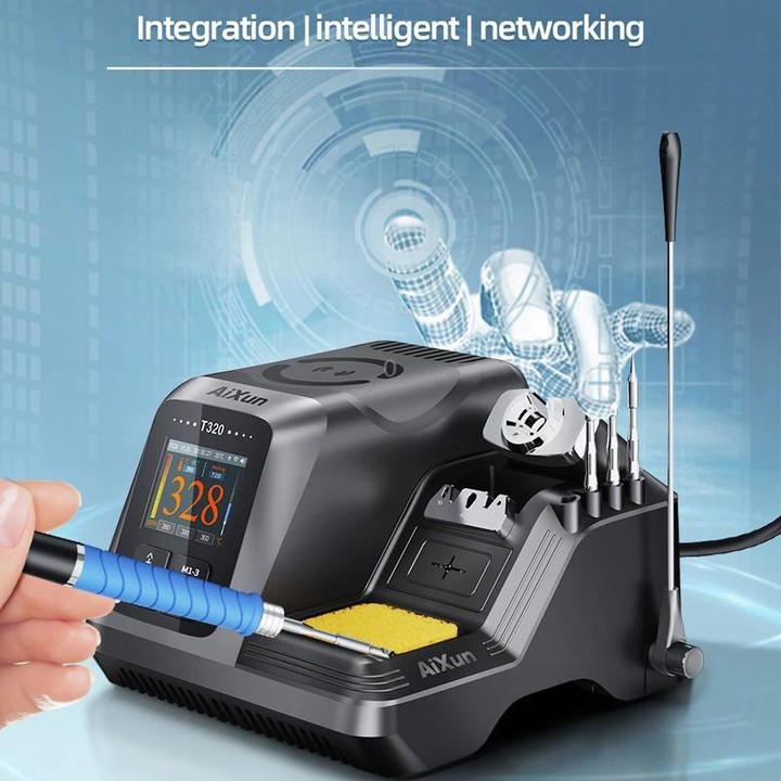 AiXun T320+T210 Handle+3 Tips Intelligent Keyless Operation Precision Welding Station(EU Plug)