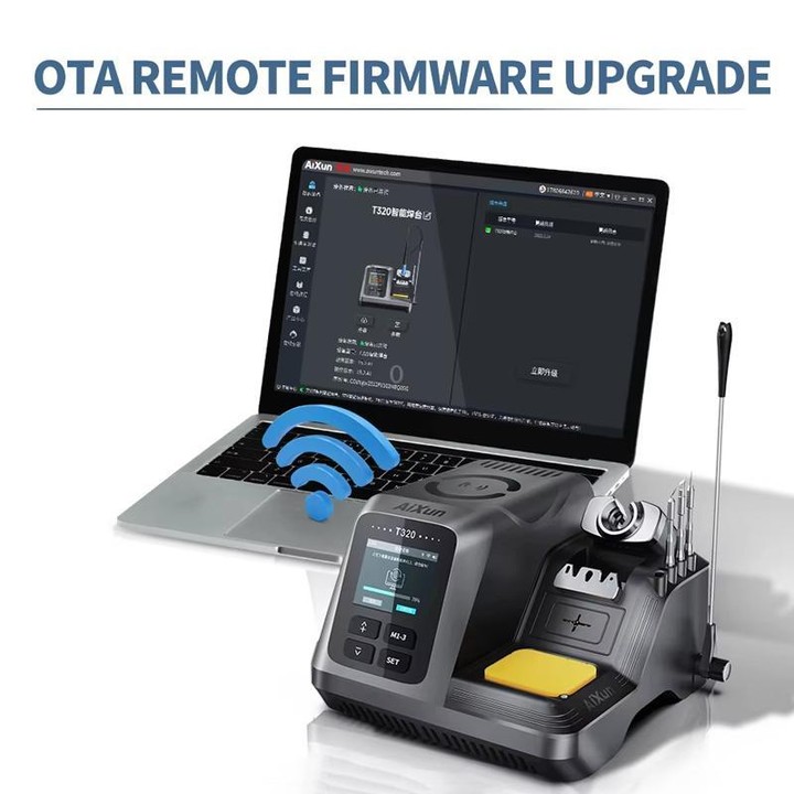 AiXun T320+T210 Handle+3 Tips Intelligent Keyless Operation Precision Welding Station(EU Plug)