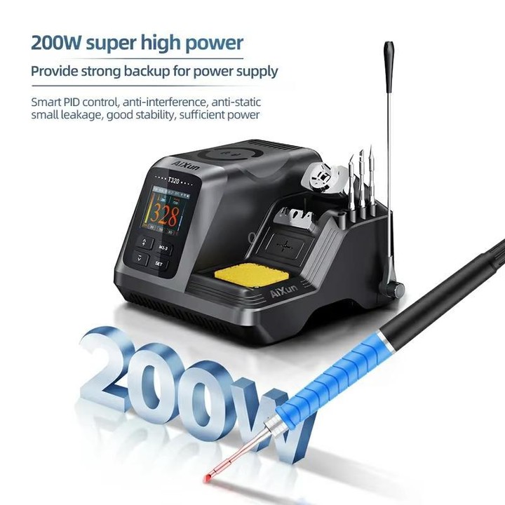 AiXun T320+T210 Handle+3 Tips Intelligent Keyless Operation Precision Welding Station(EU Plug)