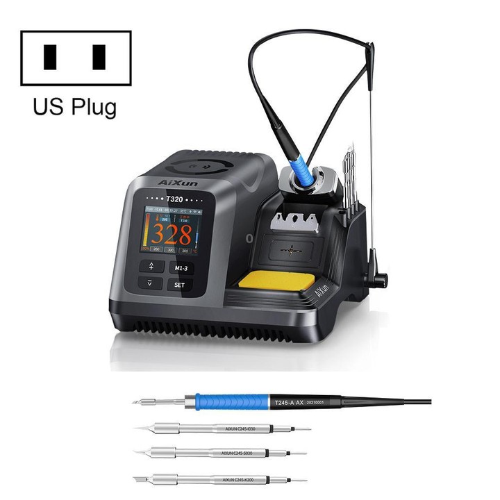 AiXun T320+T245 Handle+3 Tips Intelligent Keyless Operation Precision Welding Station(US Plug)