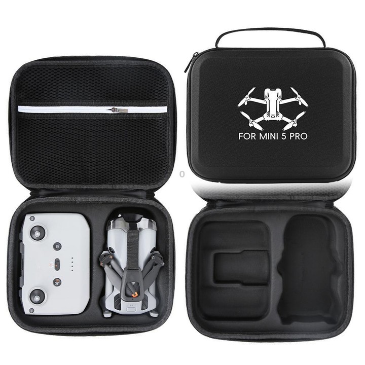 For DJI Mini 5 Pro Standard Edition Nylon Storage Bag Portable Handbag(Black)