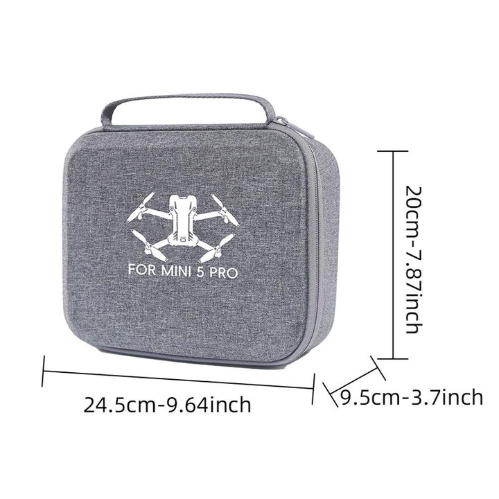 For DJI Mini 5 Pro Standard Edition Nylon Storage Bag Portable Handbag(Gray)